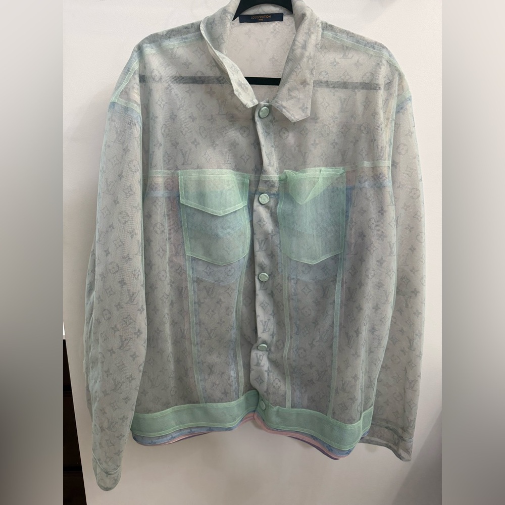 Louis Vuitton Sheer Monogram Tulle Jacket